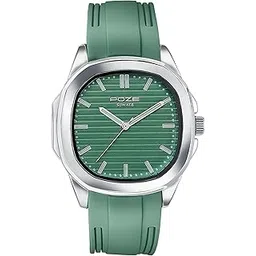 sonata Shore Splash Quartz Green Square Dial Men's Watch | Leather Material | Multi Color Band - SP70069SL02-picture-26