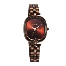 Sonata Women Embellished Dial & Bracelet Style Straps Analogue Watch 8168QM01-picture-26