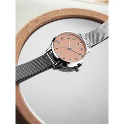 Sonata Women Embellished Dial & Bracelet Style Straps Analogue Watch SP80056SM01W-picture-34