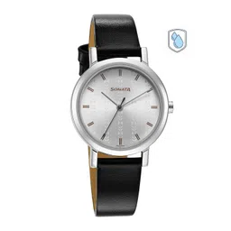 Sonata Women Grey Brass Dial & Black Leather Straps Analogue Watch 8174SL01-picture-35