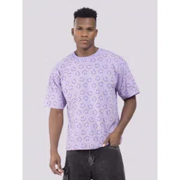 SONIBROS Men Graphic Printed Round Neck Cotton Relaxed Fit T-shirt-picture-37