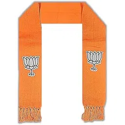 sonilex UNIq Bharatiya Janata Party ? Neon/Flurorescent Scarf - BJP Flaunt Unisex Dupatta - Fatka in 100% Cotton Fabric ? 58 Inch Size Single Colour-picture-34