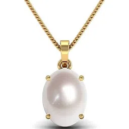 soniya gems South Sea Pearl 13.25 Ratti 12.00 Carat Natural Pearl Gemstone Original Certified Moti Astrological panchhdhaatu/Ashtadhatu Gold Pendant for Men and Women-picture-18