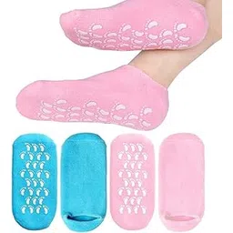 SONORO KATE Silicone Socks for Women, Crack Heel Repair Socks, Spa Gel Socks for Women, Silicon Socks, Silicone Socks for Men, Foot Hydration Socks Vitamin E-Multicolour (Multicolor)-picture-10