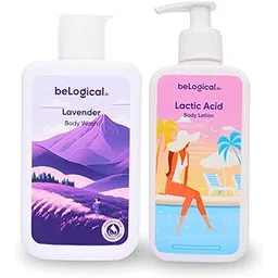 Soothing Body Care Set | Lavender Body Wash & Lactic Body Lotion Set | Gentle Cleansing & Deep Moisturization | Refreshing & Nourishing | For All Skin Types | 225ml & 250ml | Pack of 2-picture-43