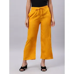 Souchii Women Yellow Liva Ethnic Palazzos-picture-11