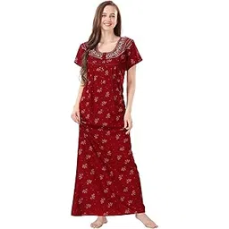 soulemo Women's Blended Printed Nighty 1638-picture-56