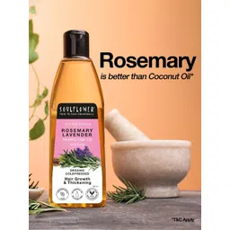 Soulflower Rosemary Lavender Healthy Hair Oil for Hair Growth & Hair Fall Control 225ml-picture-25