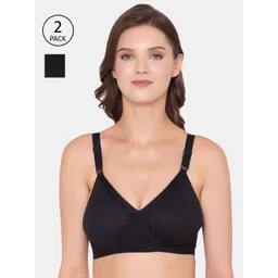 Souminie Non-Wired & Non-Padded Minimizer Bra Pack Of 2-picture-33