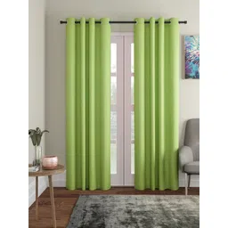 Soumya Green Single Long Door Curtain-picture-12