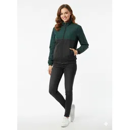 SOUNIK FASHION SDS Colorblock Women Wind Cheater-image-3