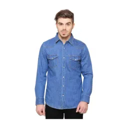 Southbay Blue Full Sleeves Slim Fit Shirt-picture-35
