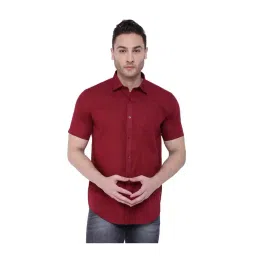 Southbay Maroon Regular Fit Shirt-picture-26