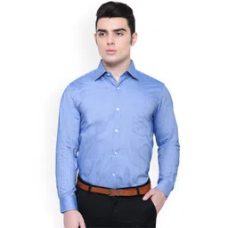 Southbay Men Blue Slim Fit Solid Formal Shirt-picture-41