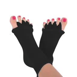 SOXVIEW Black Solid Ankle Length socks-picture-21