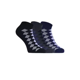 SOXVIEW Men Pack of 3 Striped Ankle Length Socks-picture-52