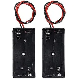 SP Electron (2 Pcs) Battery Holder for 2 AA Batteries Cell 2 X 1.5V DC AA Battery Holder with Leads. AAA Battery Holder with Wires-picture-19
