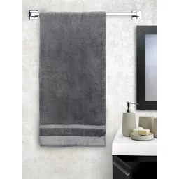 SPACES Grey Solid 600 GSM Hydro Cotton Bath Towel-picture-25