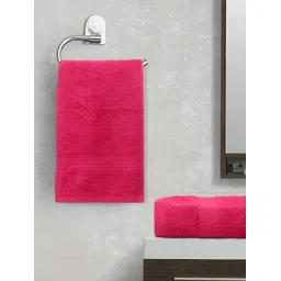 SPACES Pink 2 Pcs 450 GSM Pure Cotton Hand Towels-picture-18