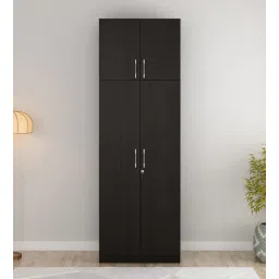 spacewood Optima 2 Door Wardrobe In Natural Wenge Finish With Loft-picture-31