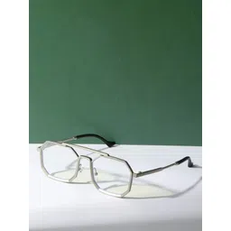 SPADEACES Unisex Aviator Sunglasses with UV Protected Lens HQ SILVER CLEAR 8 KONA-picture-19