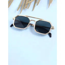 SPADEACES Unisex Black Lens & Gold-Toned Other Sunglasses With UV Protected Lens-picture-38