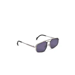 SPADEACES Unisex Black Lens & Silver-Toned Aviator Sunglasses with-picture-36