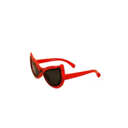 SPADEACES Unisex Kids Black Lens & Red Cateye Sunglasses with-picture-50