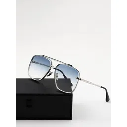 SPADEACES Unisex Kids Blue Lens & Blue Square Sunglasses with-picture-33