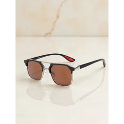 SPADEACES Unisex Square Adjustable lens Modes & Themes Sunglasses Gold Brown Final -1-picture-42