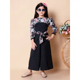 SPAMitude Girls Printed Cotton Basic Jumpsuit-picture-54