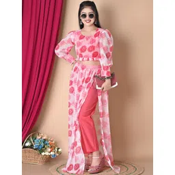 SPAMitude Girls Printed Top with Trousers-picture-12