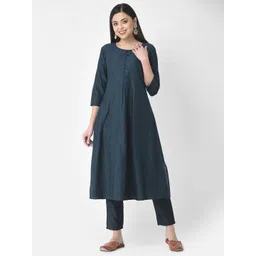 Span Floral Printed A-Line Kurta-picture-29