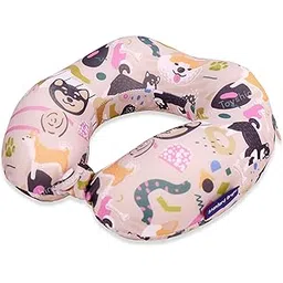 Spanker Cushy & Comfy U Shape Travel Neck Pillow for Airplane | Car | Train | Neck Support Cute Traveling Designer Accessory for Kids & Adults - Mix Design-picture-14