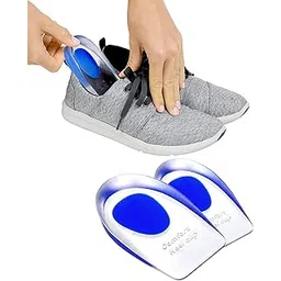 spareque Gel Heel cups Silicone Heel Pad for Heel Ankle Pain, Heel Spur Shoe Support Pad for Men and Women Shock Cushion Pad for Heels-picture-16