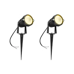 SPARK WORLD 2 Pieces Yellow & Black Outdoor Lamps-picture-16