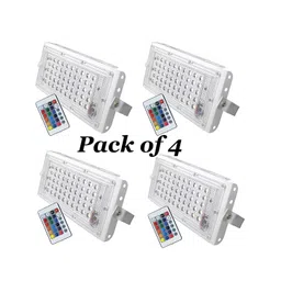 SPARK WORLD 4 Pieces Green & Blue Aluminium Textured Outdoor Lamps-picture-15