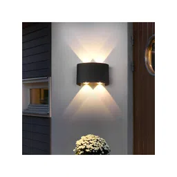 SPARK WORLD Black Aluminium Rectangle Shaped Wall Lamp-picture-14