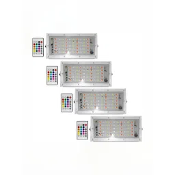 SPARK WORLD Blue & Green 4 Pieces Square Shaped Outdoor Lamps-picture-47