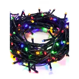 SPARK WORLD Blue & Yellow Rice Shape String Lights-image-45