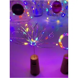 SPARK WORLD White 2 Pieces Rice-Shaped String Lights-image-11