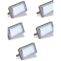 SPARK WORLD White 5 Pcs Aluminium Textured Outdoor Lamps-picture-40