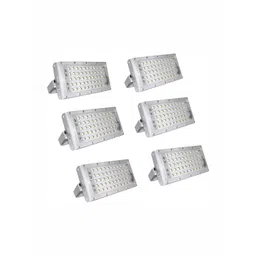 SPARK WORLD White 6 Pieces Contemporary Rectangular Ceiling Lamps-picture-37