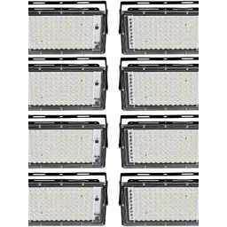 SPARK WORLD White 8 Pcs Aluminium Textured Outdoor Lamps-picture-46