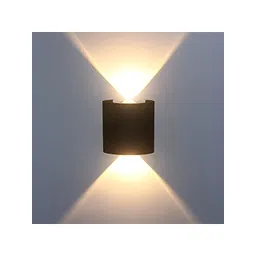 SPARK WORLD White & Black Contemporary Cylindrical Shaped Metal Wall Lamp-picture-17