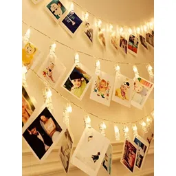 SPARK WORLD White Photo Clip String Lights-image-48