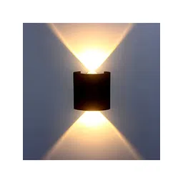 SPARK WORLD Yellow & Black Contemporary Rectangle Shaped Wall Lamp-picture-44