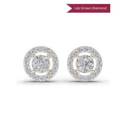 Sparkles 14k (585) Yellow Gold Lab Grown Diamond 0.83 CT Diamond Earrings-picture-15