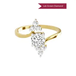 Sparkles 14k (585) Yellow Gold Lab Grown Diamond Rings-picture-41