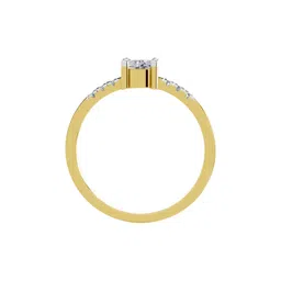 Sparkles 14KT Gold 0.70 Ct Lab Grown Oval Shape Solitaire Diamond Ring - 2.04 g image 4